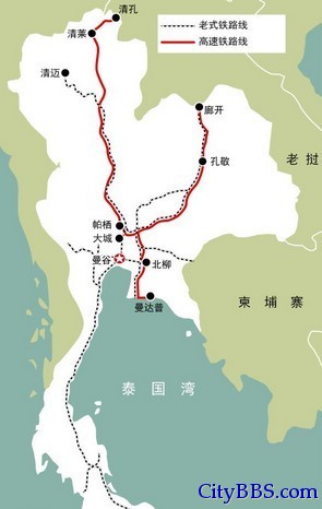 中国高铁驶向泰国
