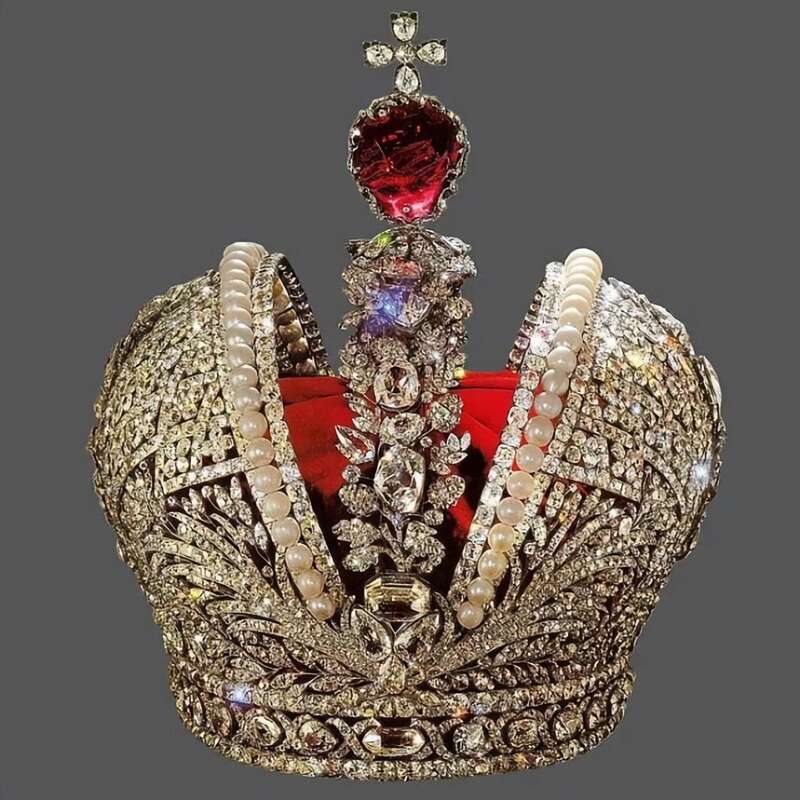 除了华丽的民族服装之外，安娜还将佩戴上一顶璀璨的皇冠，这是按照最后一位沙皇尼古拉二世的皇后-亚历山德 ...