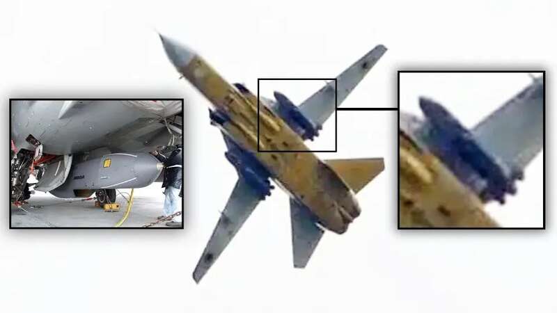 乌军苏-24战斗轰炸机携带“风暴阴影”导弹